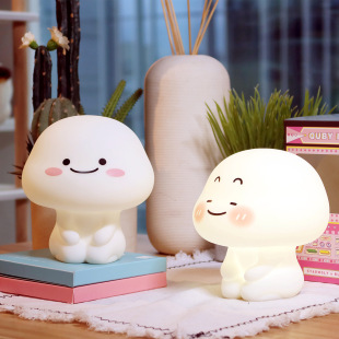 Factory direct IP authorization cute baby silicone timing night light bedroom bedside eye protection children decompression charging