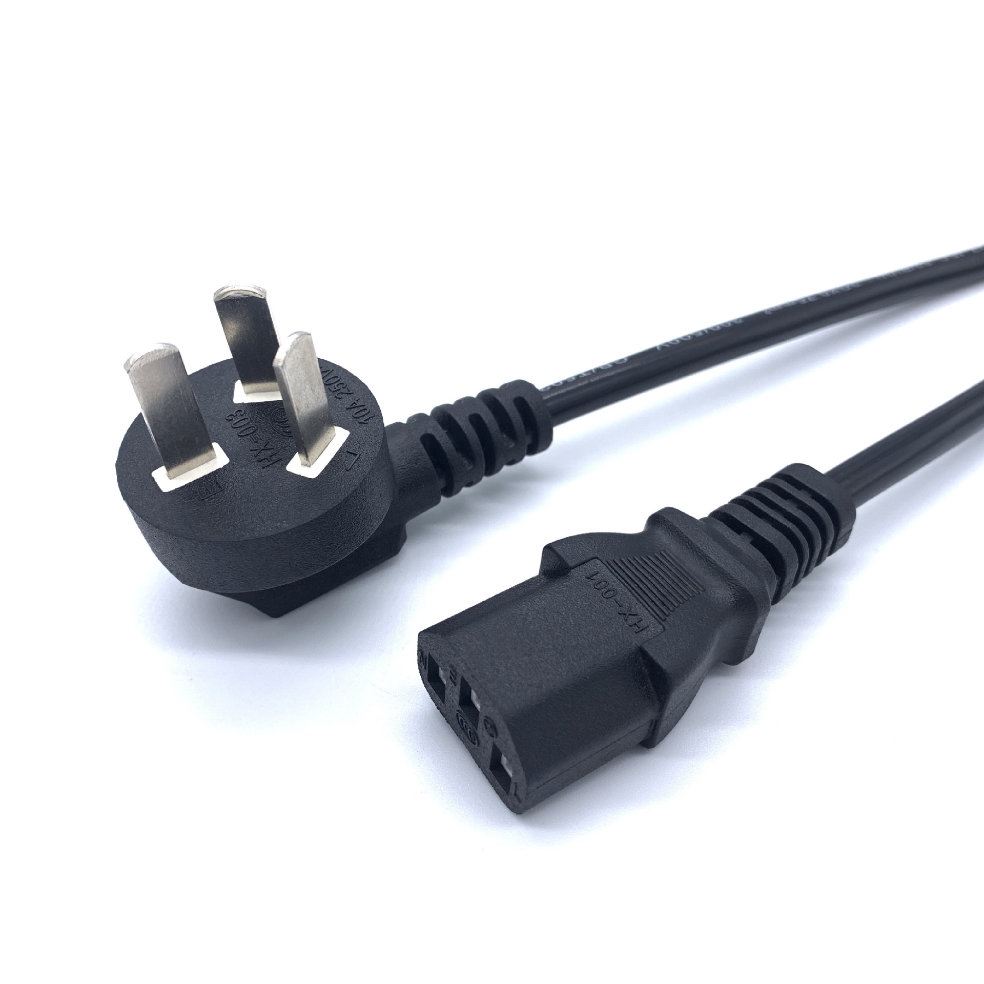 Factory direct supply national standard three-prong power cord, computer main power rice cooker cord, brand tail national standard power cord AC cord