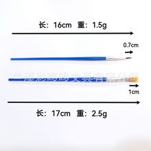 平头笔刷勾线笔水彩画笔数字油画笔水粉笔丙烯笔手绘美术勾边笔