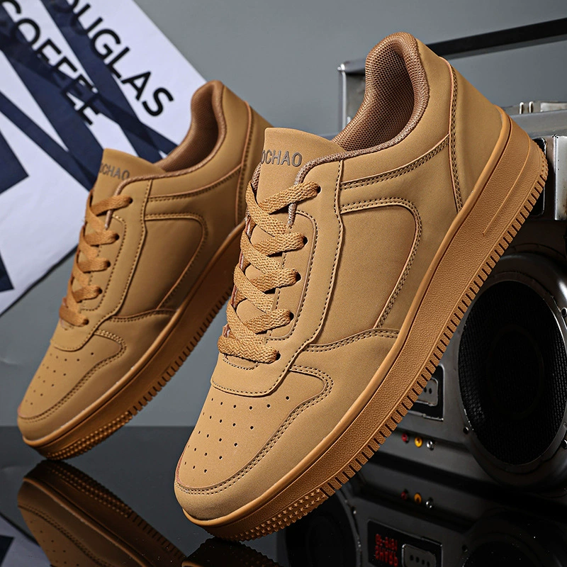 Повседневные кроссовки 45, туфли на плоской подошве для мальчиков, большой размер 46, универсальная мужская обувь на толстой подошве 47, осенняя обувь для трибутины, спортивная обувь