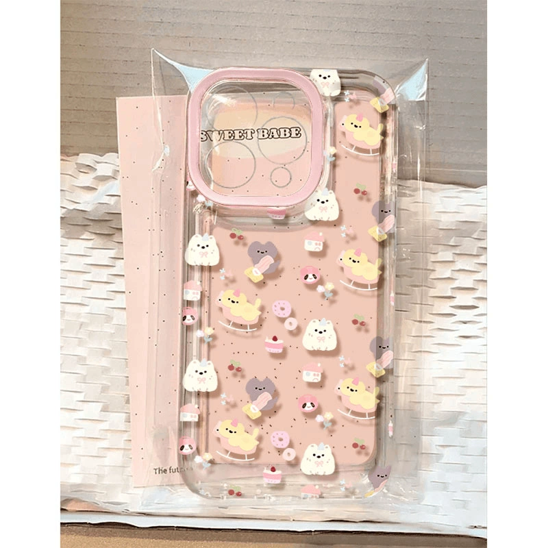 Классный защитный чехол для телефона совместимый с Apple iPhone14, space cute, 13, 16promax