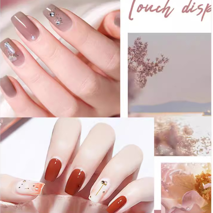 Navidad uñas herramientas traje serie esmalte de uñas pegamento cristal extensión pegamento traje uñas herramientas traje