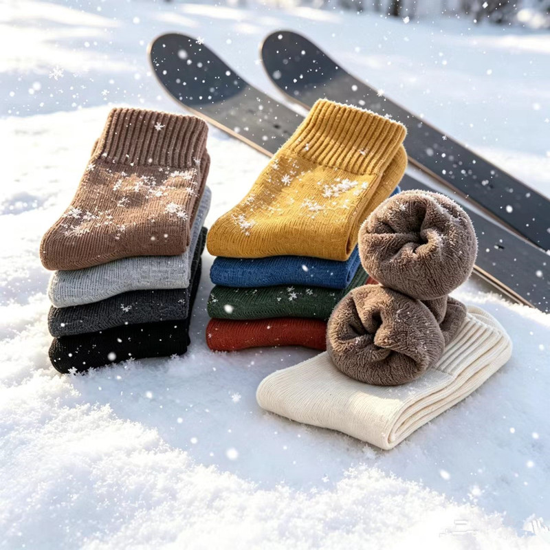 Women's Socks Terry Mid-Calf Socks Winter Thickeneded Cotton Warm Winter Sleep Socks Towel Socks Couple Cross-Border Amazon Socks Women's Socks Terry Mid-Calf Socks Winter Thickeneded Cotton Warm Winter Sleep Socks Towel Socks Couple Cross-Border Amazon Socks