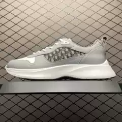 European Station 2025 B25 Printed Letter Stitching Low-top Breathable Lace-up Trend Hugh CD Shoes Trendy Men's Fashion