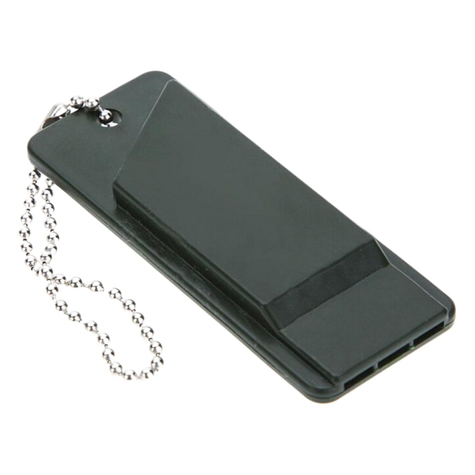 Silbato fantasma Senderismo al aire libre de tres bandas Camping escalada en busca de silbato de emergencia Silbato portátil de supervivencia de alta frecuencia