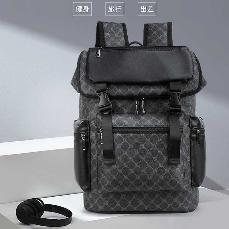 2026 New Patterned Plaid Backpack, Korean Style Men's Bag, Large Capacity Backpack, Travel Computer Bag, Outdoor Leisure Bag 2026 New Patterned Plaid Backpack, Korean Style Men's Bag, Large Capacity Backpack, Travel Computer Bag, Outdoor Leisure Bag