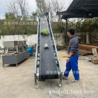 散包两用装车用皮带输送机 混凝土砂浆皮带输送机