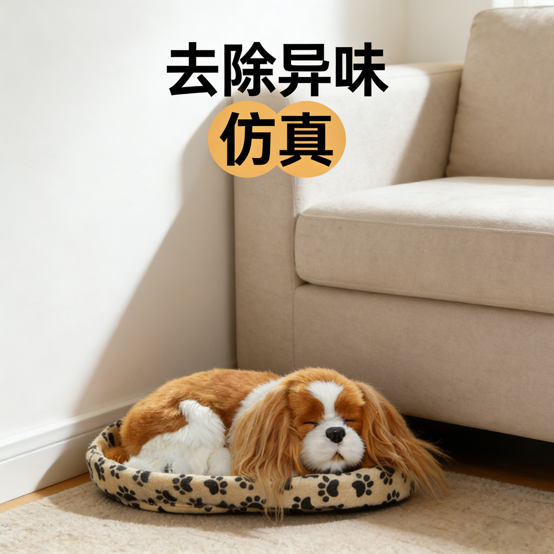 Car Interior Decoration Ornaments Bamboo Charcoal Imitation Dog Creative Car-Mounted Activated Carbon Decoration to Remove Odor and Formaldehyde for Home Use
