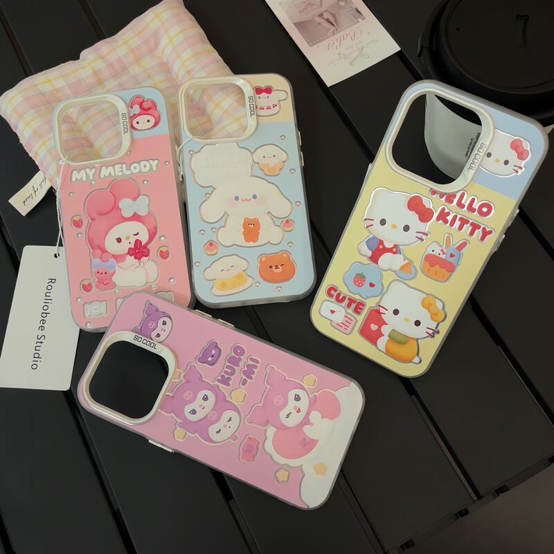 Sanrio Is Suitable for Apple 17 Anti-Fall iPhone 16 Promax Mobile Phone Case iPhone 15 Hard 14 Bestie 13