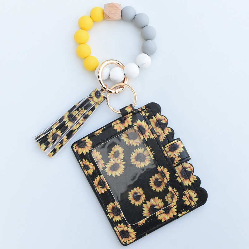95g Weight Keychain Classification 1 Piece Quantity Daily Occasion Silica Gel Material Leopard Pattern Unisex Gender Beaded Design Fashion Style 1 Piece Fashion Leopard Silica Gel Beaded Unisex Keychain 5