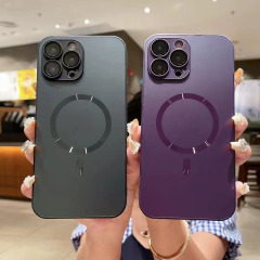 マグナノフロストはiPhone15proの新型AG肌感pcケースリンゴ14精孔13保護ケースに適用されている