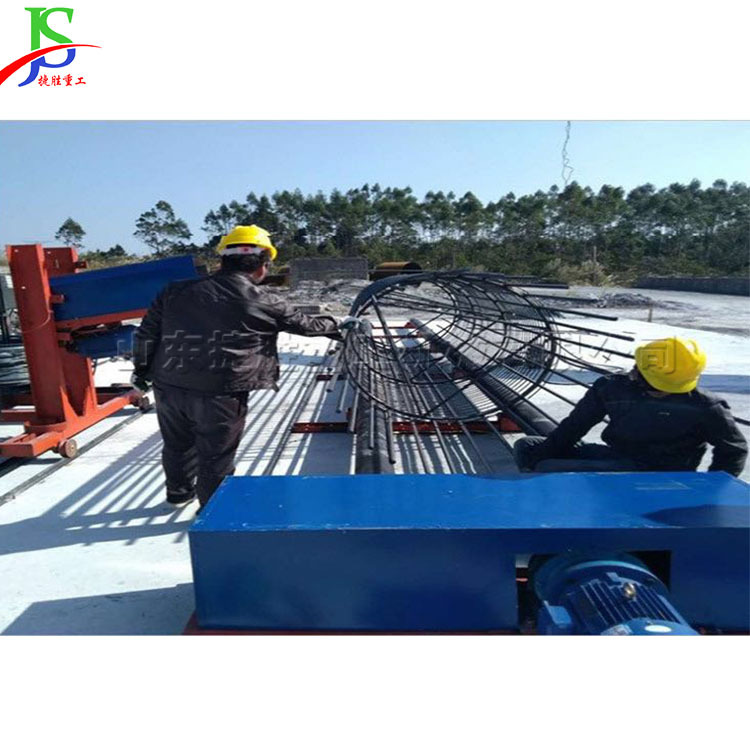 建筑行业圆形钢筋笼绕筋机 跨海大桥深孔桩缠筋机 半自动绑筋机
