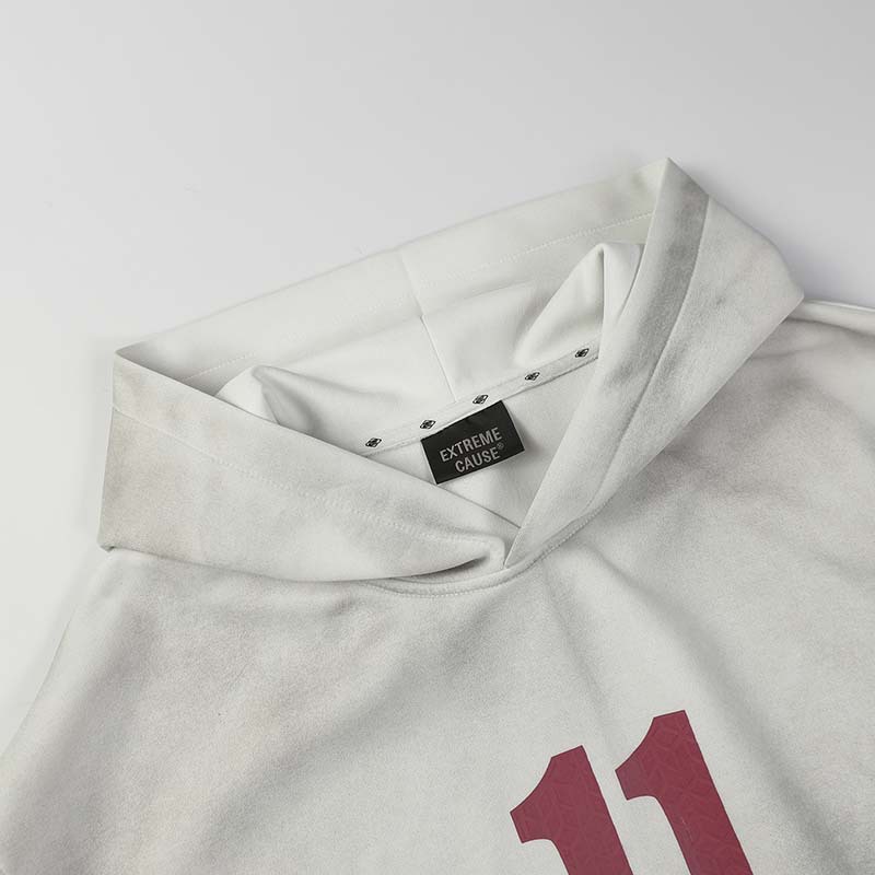 Vêtements pour hommes Marque de mode de rue Impression alphanumérique Jet d'encre Pull sale Sweat à capuche Sweat à capuche rétro ample cool pour hommes_voghion.com