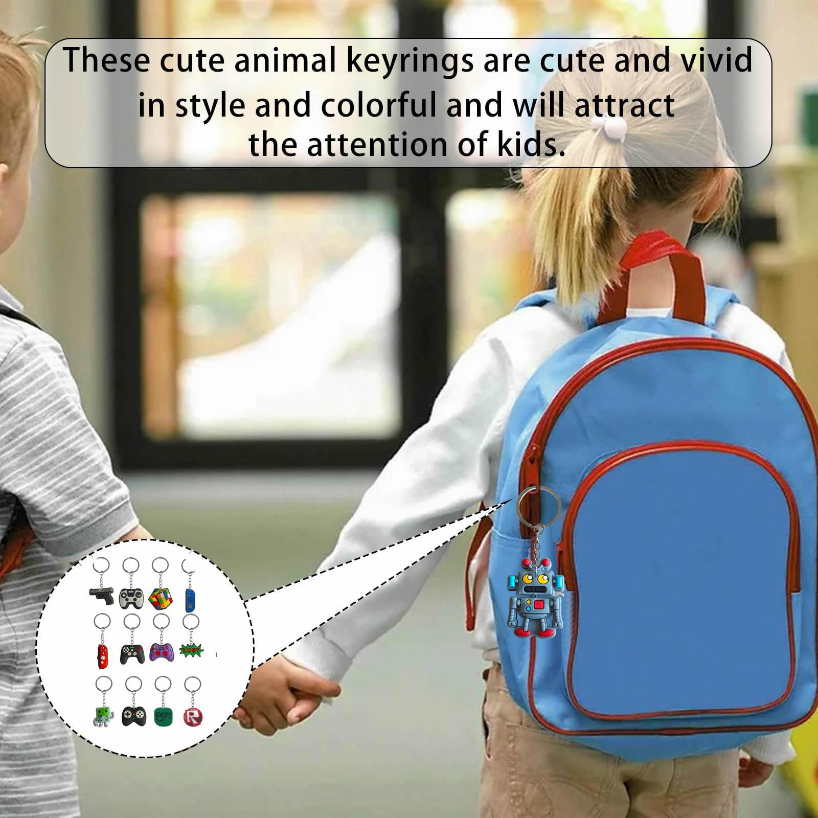 Juegos de Amazon 63 llaveras temu PVC pegamento blando unisex delicado accesorios lindos colgantes pequeños