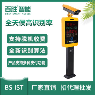 Baisheng Intelligent License Plate Recognition Parking Range Entrance Exit Charge System 4.0million High Definition Recognition Factory Direct Sales