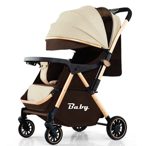 Stroller magic for adults and children, reversible high-landscape lightweight foldable new children's push cart baby stroller