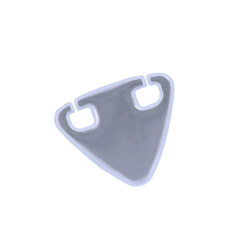 Треугольный светоотражающий лист-серебро