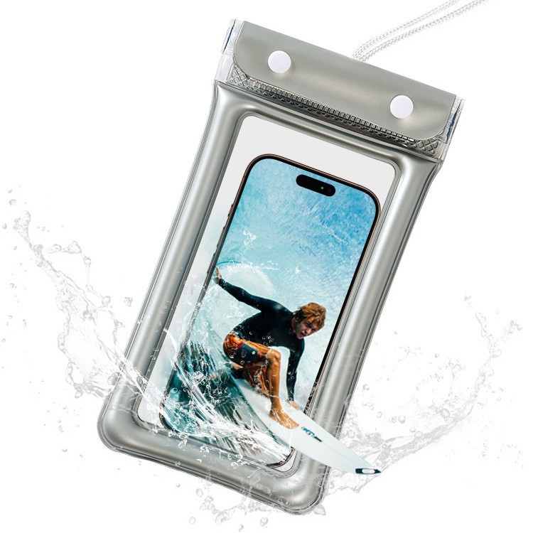 Best-selling waterproof phone case for outdoor activities like swimming, rafting, stream trekking, and hot springs; it is floatable and waterproof