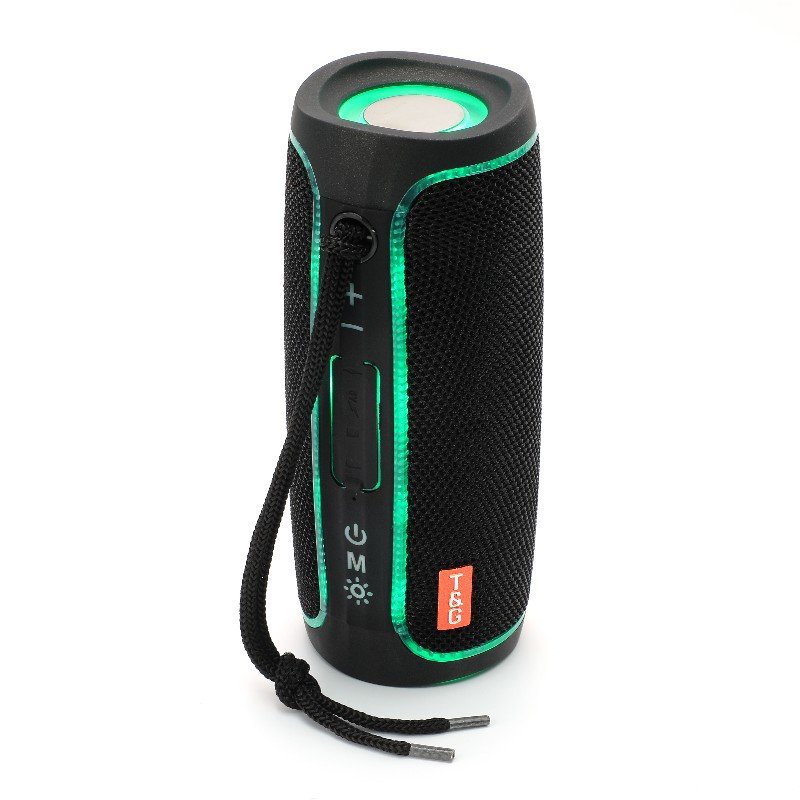 Transfronterizos TG288 al aire libre impermeable LED colorido tarjeta de altavoz Bluetooth USB subwoofer de radio de automóvil