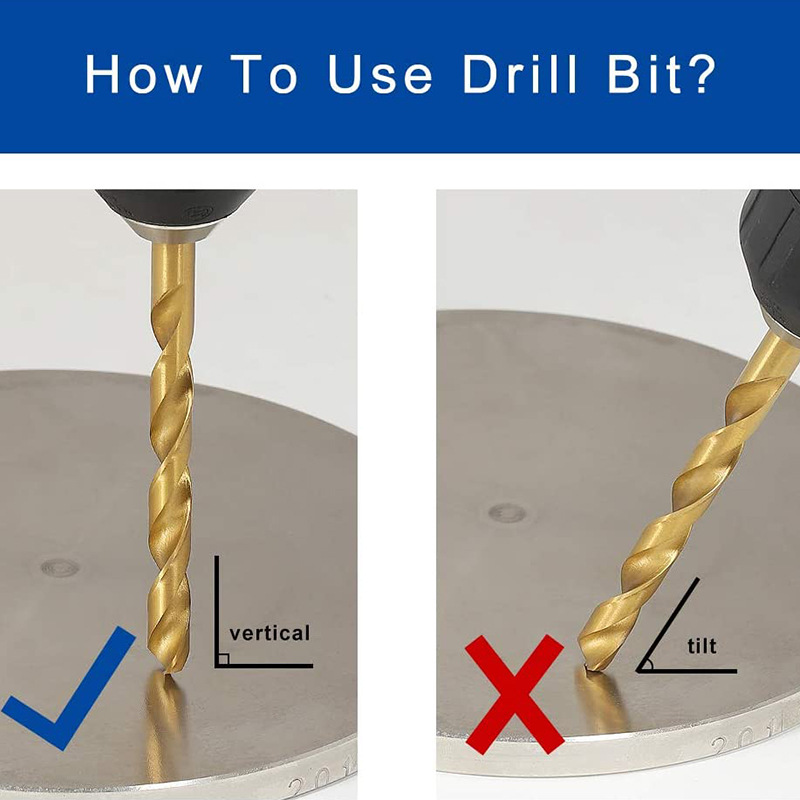 60-pieza pequeña broca de titanio Chapado en combinación de taladro de torsión 1.0-3.5mm60PC combinación de broca
