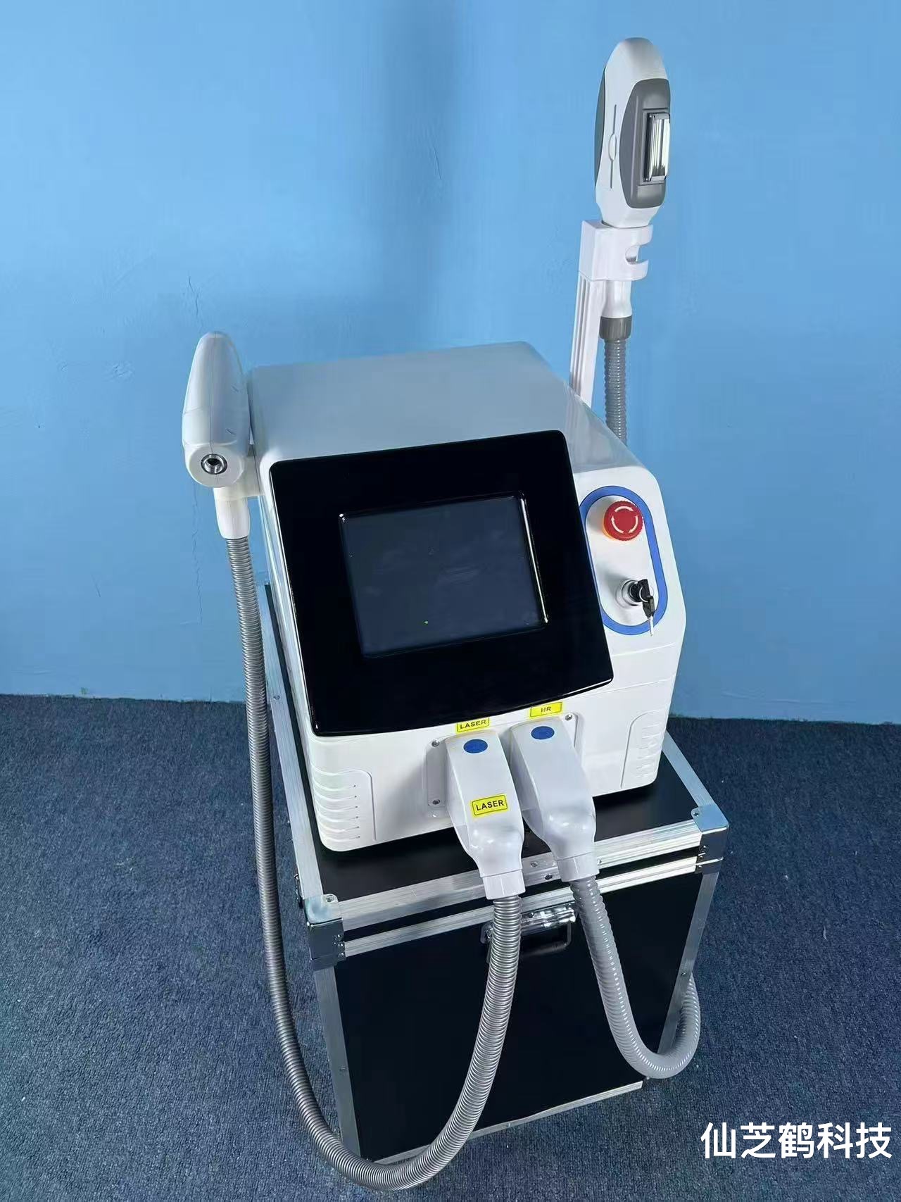 Comercio exterior transfronterizo 810 y 808 instrumento de belleza de tres bandas IPL multifunción OPT instrumento de rejuvenecimiento de la piel limpieza de manchas limpieza de cejas tatuaje