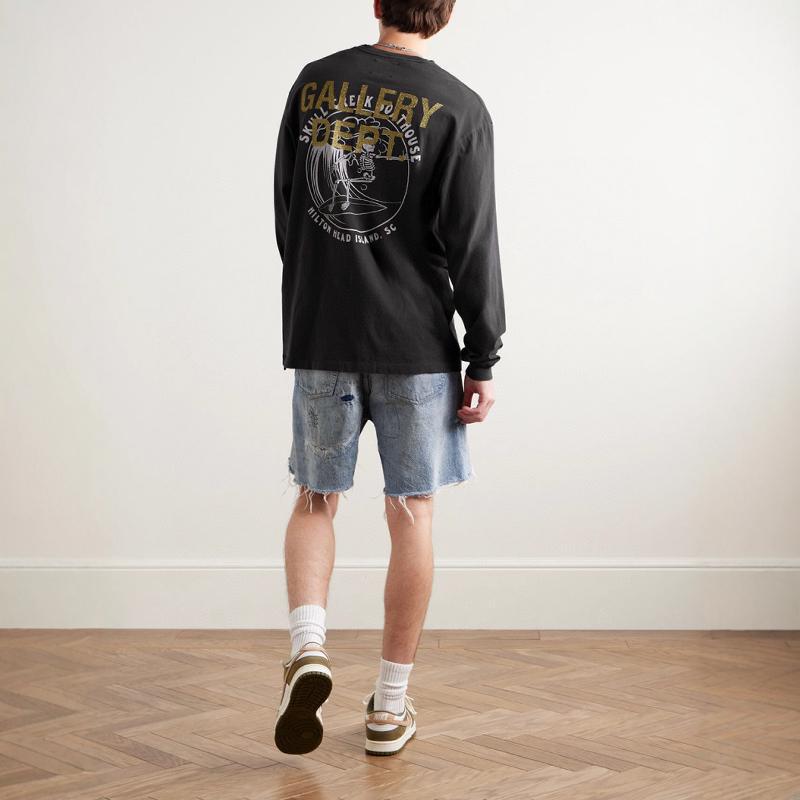 Galería de Dep. SKULL CREEK L / S TEE Surfing Skull American High Street Made Old Long Sleeve image 4