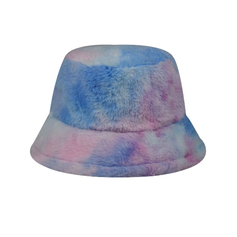 Invierno nuevo colorido sombrero de piel estilo coreano color sólido cálido sombrero moda marca al aire libre casual todo-fósforo piel pescador sombrero