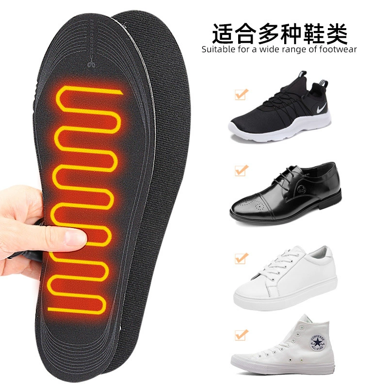 USB‑стельки с подогревом, стираемые, регулировка 40–55°C, подрезаемые (единый размер)