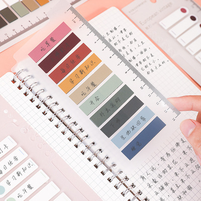 Post-it notes index stickers pet stickers cartoon hand account creative wholesale transparent I set stationery set pen supplies