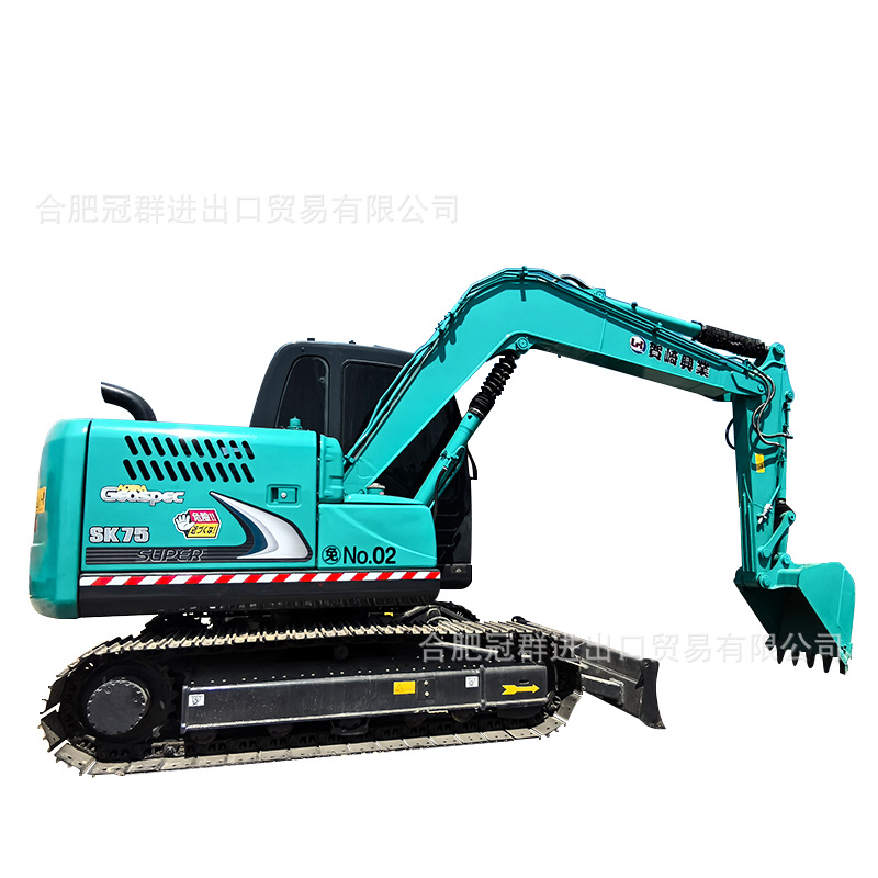 Shengang 75SK excavadora pequeña excavadora huerto noventa por ciento nuevo automóvil original exportación de comercio exterior original image 6