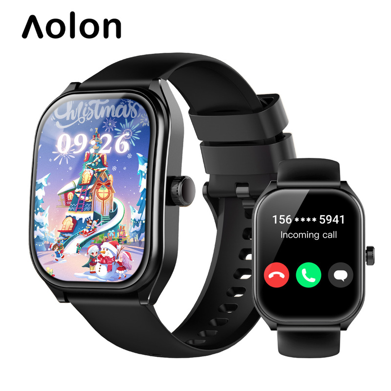 AOLON Explosions Smart Watch Curve 3D Flexible Curved Screen Business Bluetooth Call Low Latency