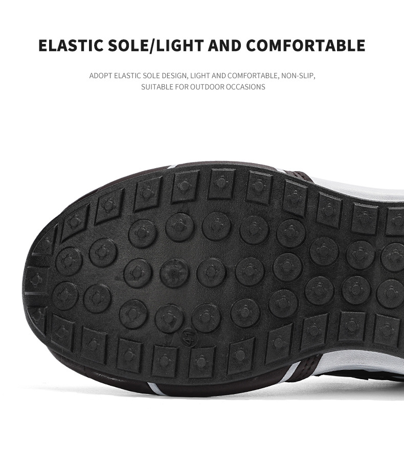 Atmungsaktive Herren Freizeitschuhe Mit Mesh Und Dicker Sohle_voghion.com