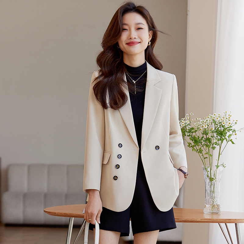 Spring elegant design professional classic suit jacket for leisure