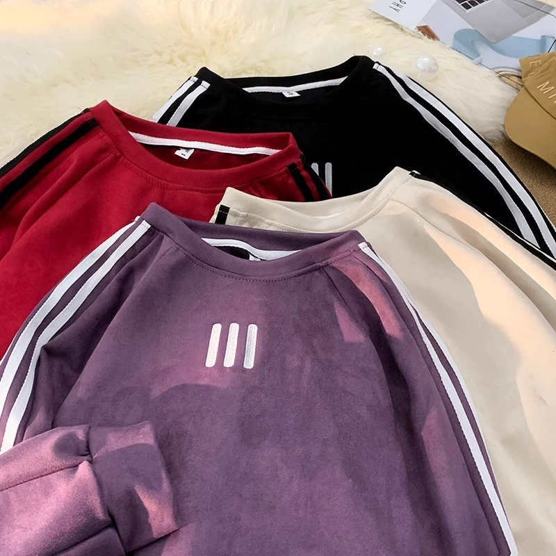 Вышитый свитер американский ретро весна и осень