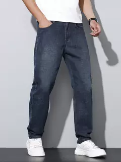 B 88286 Fleece Men's Jeans 加绒男士牛仔裤