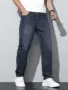 jeans男士fleece加绒牛仔裤