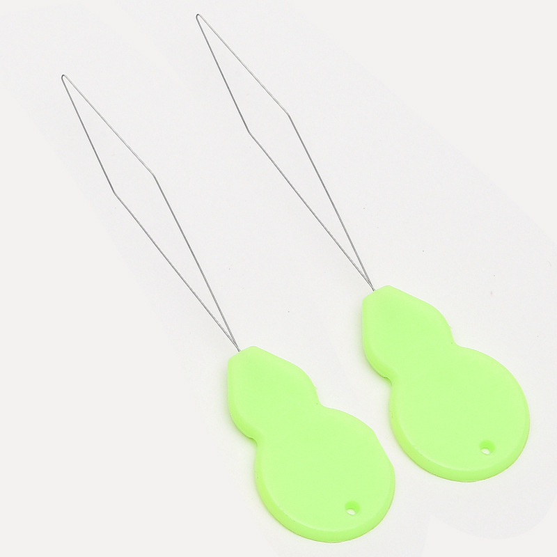 Enhebrador de aguja de polipasto de plástico al por mayor Enhebrador de cola de plástico de color-Máquina de coser de plomo DIY punto de cruz