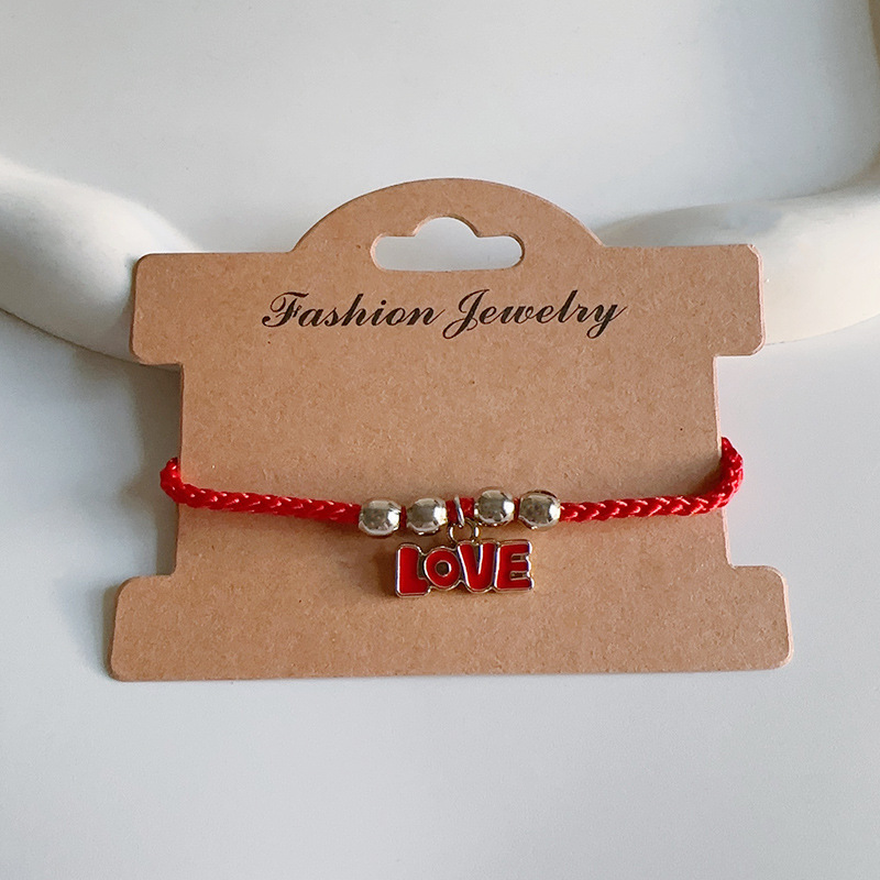 13g Weight Alloy Pendant Material Bracelets Classification rope Chain Material Cord String Chain Type 1 Piece Quantity Daily Occasion Alloy, rope Material Love, Jigsaw, Heart Shape Pattern All Seasons Season Unisex Gender Plating Design Simple Style Style Simple Style Love Jigsaw Heart Shape Alloy Rope Cord String String Bracelets Wholesale 12
