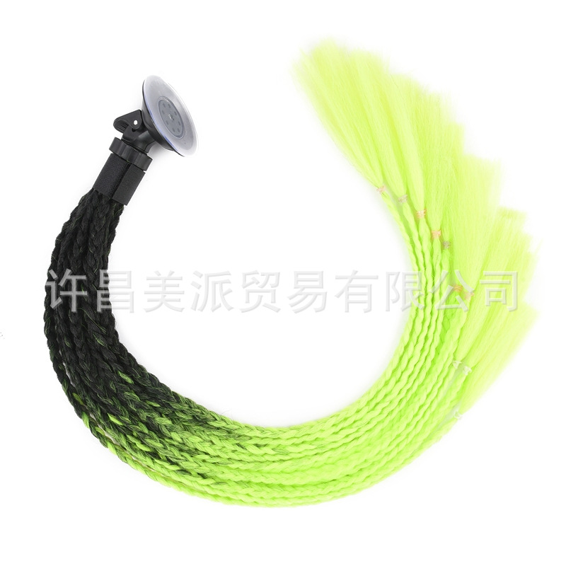 Casco sucio trenza casco decoración casco accesorios eres hambriento Meituan llevar jinete trenza