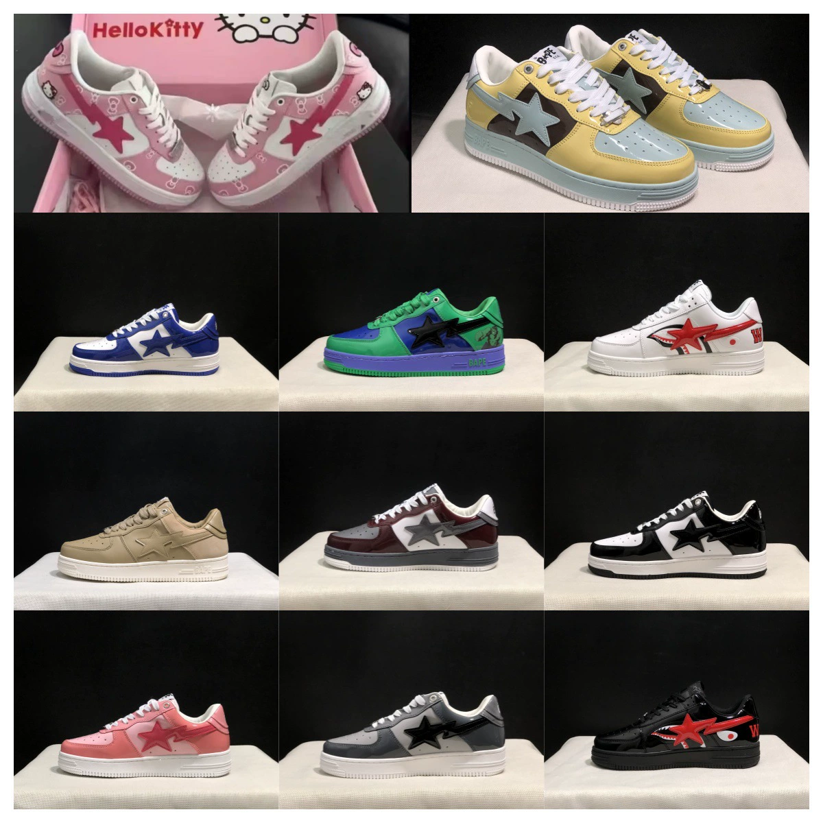 Прямые продажи с фабрики Путянь BAPESTA DUNK, серия Marvel, повседневные лакированные розовые кроссовки для пар, уличный стиль.