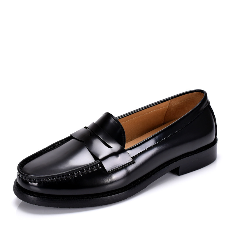 Summer New British Style Retro Slip-On Shallow Loafers for Men, Trendy, Comfortable and Breathable Genuine Leather Business Casual Leather Shoes