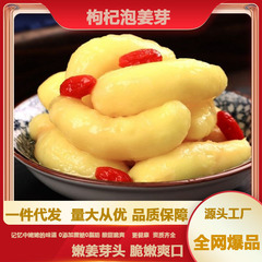 柔らかい姜芽キムチ山東甘酢漬け子姜漬け物マリネインスタント甘酸っぱい料理姜片枸杞泡姜芽