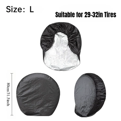Polyester Taffeta Wheel Cover Protective Spare wheel cover - rv-tire-cover-l-size-1pcopp-bag