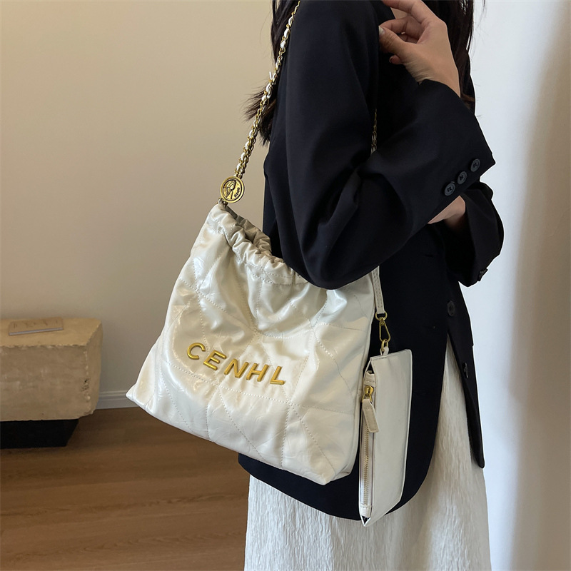 Beibei Shangpin 2025 New Quilted Mother-In-Law Chain Second-Hand Bag 23Bag Garbage Bag Large Capacity Shopping Bag