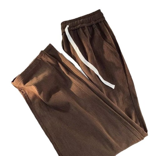 Relaxed Straight Leg Casual Work Pants for Men - Spring and Autumn Collection - High-End Wide Leg Student Sports Pants