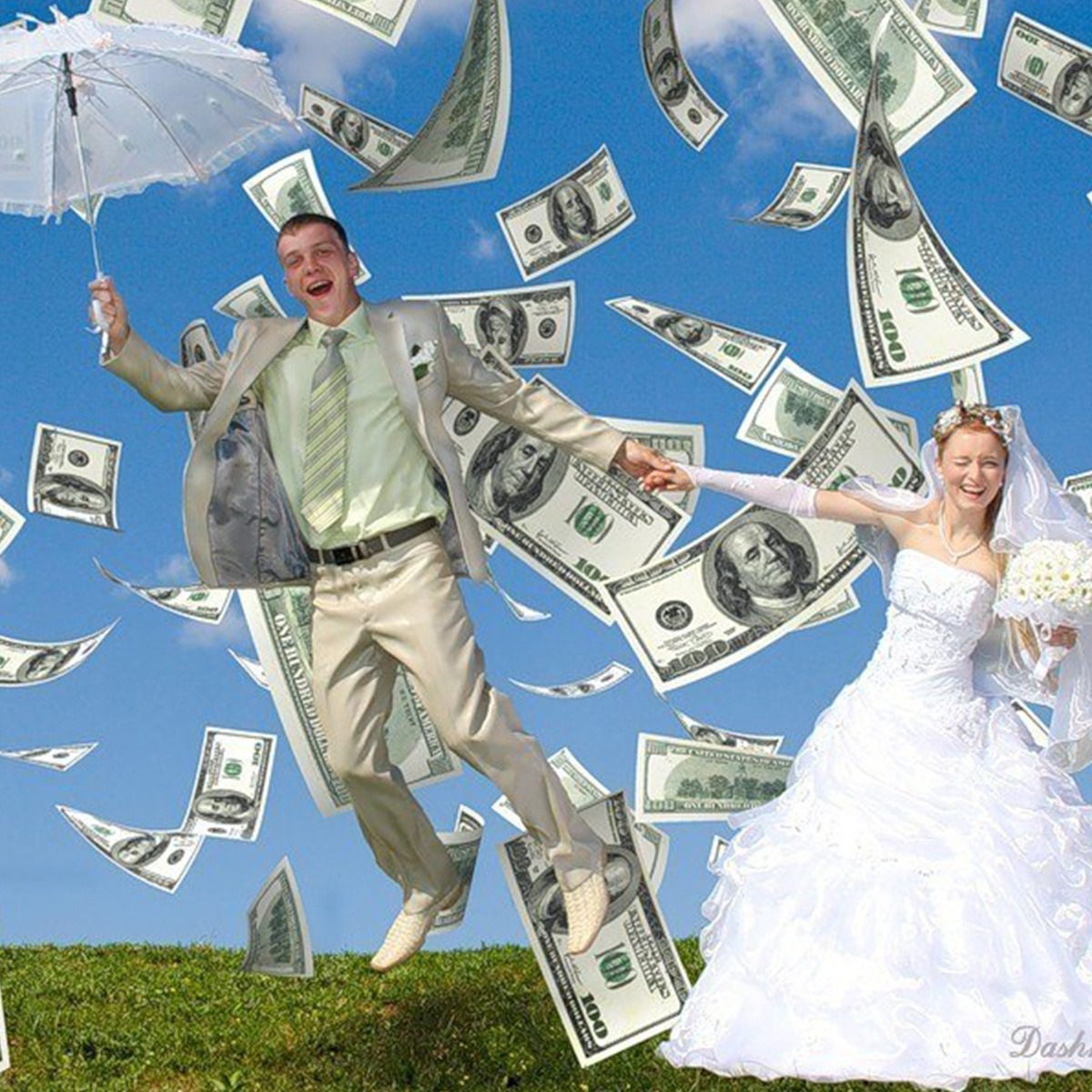 Miniature Currency Props Printed Towel Set For Party Fun_voghion.com