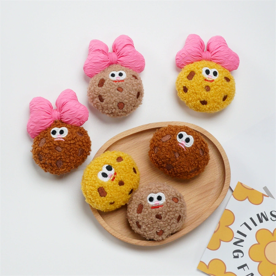 Милый мультфильм Плюшевые интернет-знаменитости печенье лук DIY Брошь шпилька аксессуары носки Тапочки аксессуары