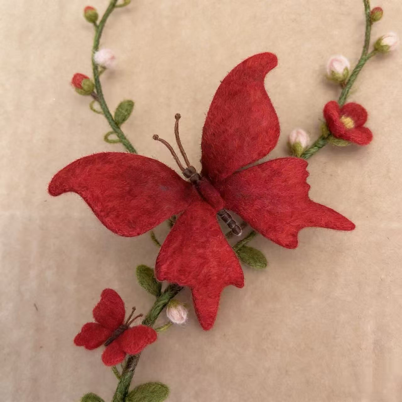 Realistic hair accessory handmade