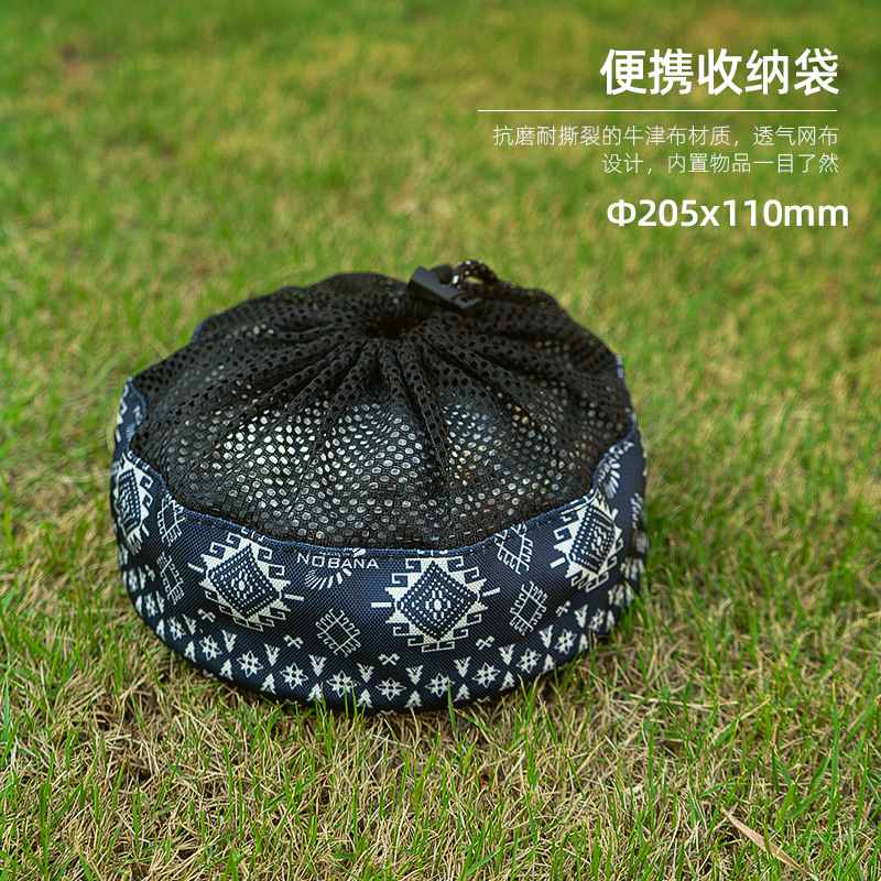 Vajilla al aire libre 12-piece portátil camping vajilla traje auto-conducción de viaje barbacoa camping hogar cena plato pequeño tazón