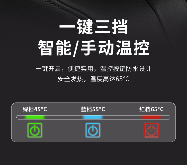 New Technology Graphene Automatic Start and Stop Heating Pad Usb12V Electric Heating and Warm Universal Car Seat Cushion Cover